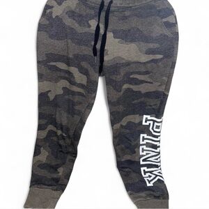 PINK Victoria's Secret Gray Camo Joggers